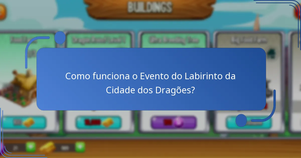 Quais prêmios do evento estão disponíveis no Evento do Labirinto da Cidade dos Dragões?