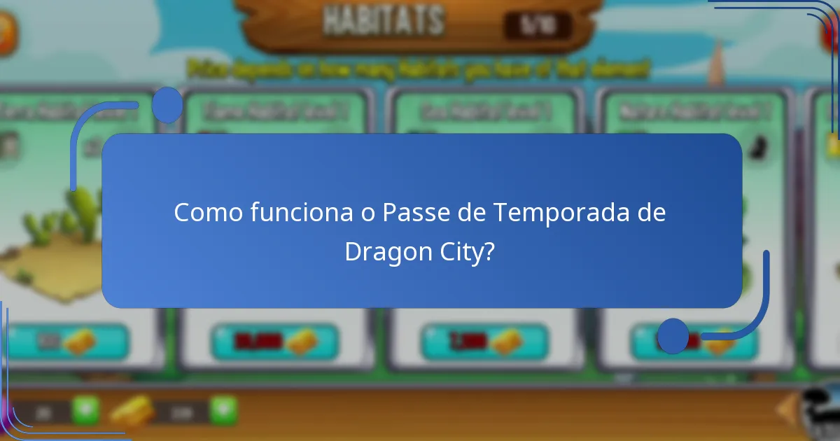 Como funciona o Passe de Temporada de Dragon City?